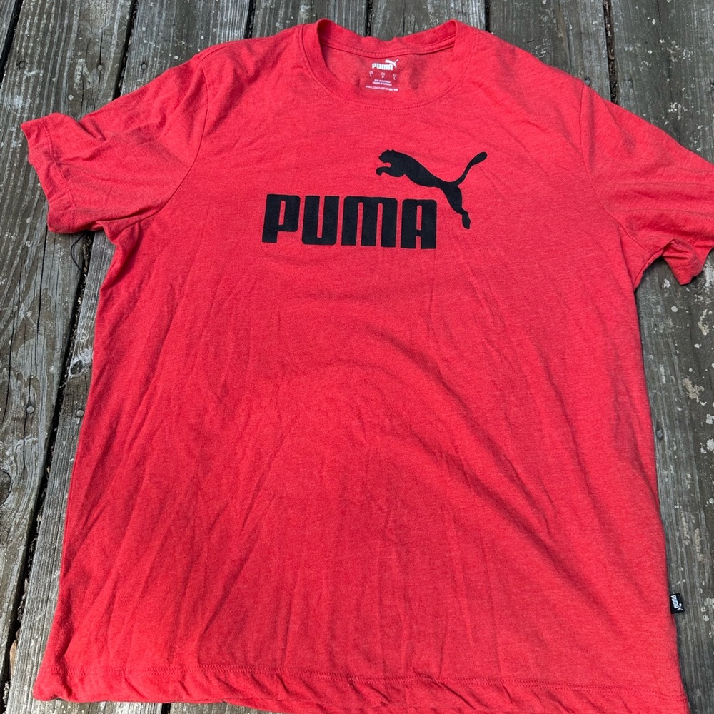 PUMA Men's Vibrant Red Tee